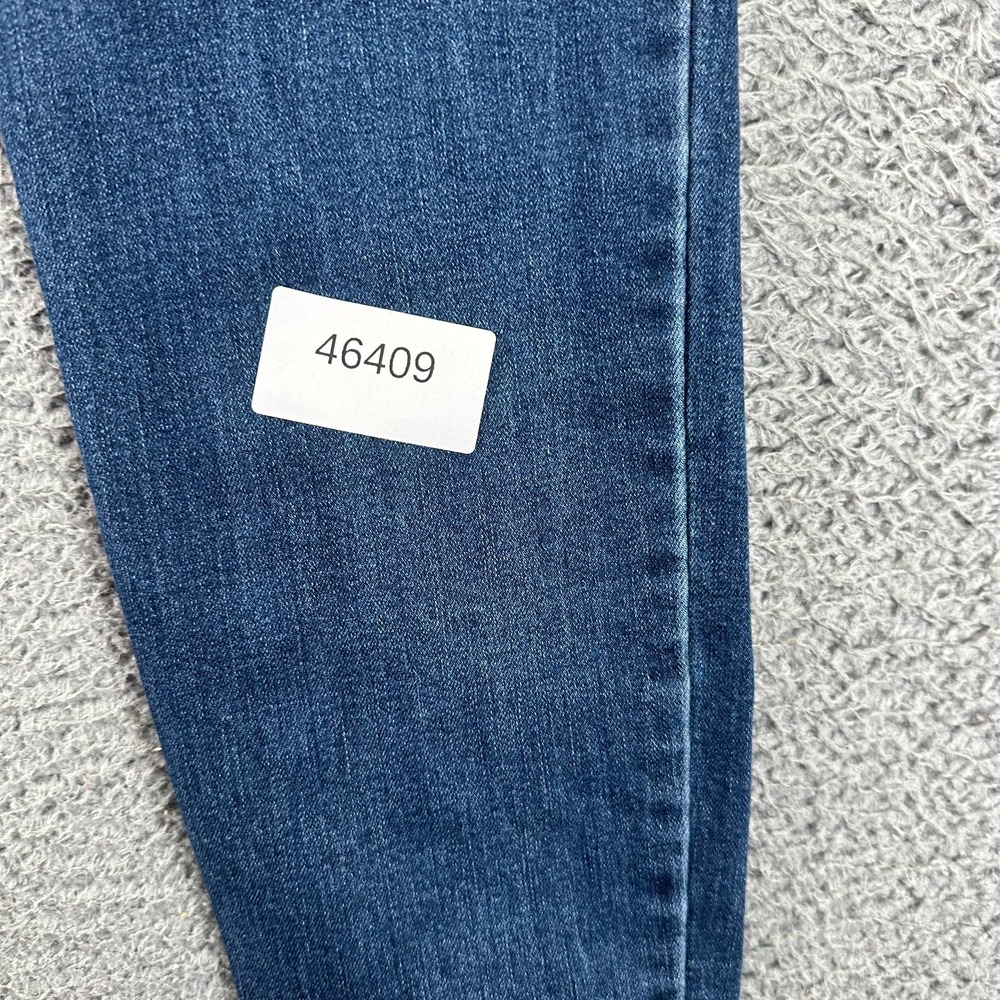 One5One Jeans Women's 14 Blue Cotton Denim Skinny Faded Workwear Travel Stretch - Picture 10 of 10